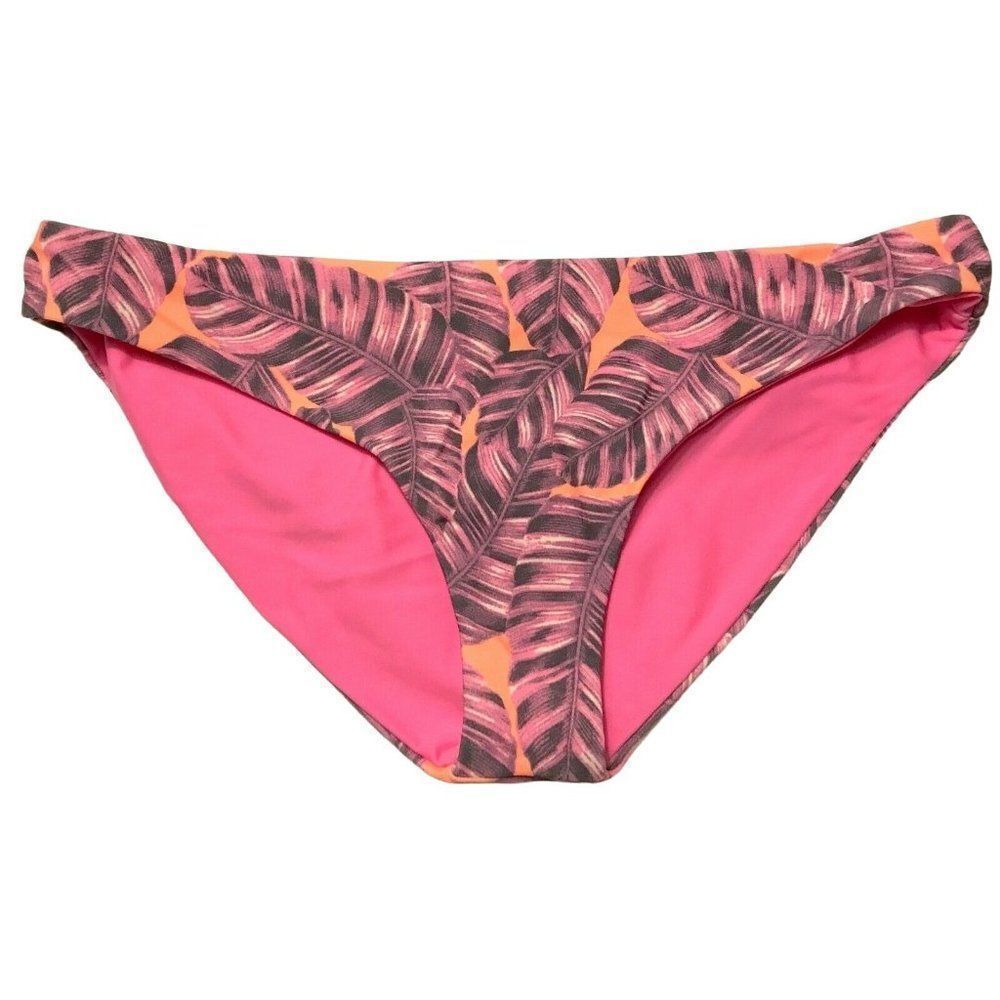 Mandalay Palm Leaf Print Hipster Bikini Bottom Size XL NEW